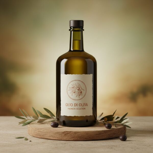 Generic extra virgin olive oil product bottle image