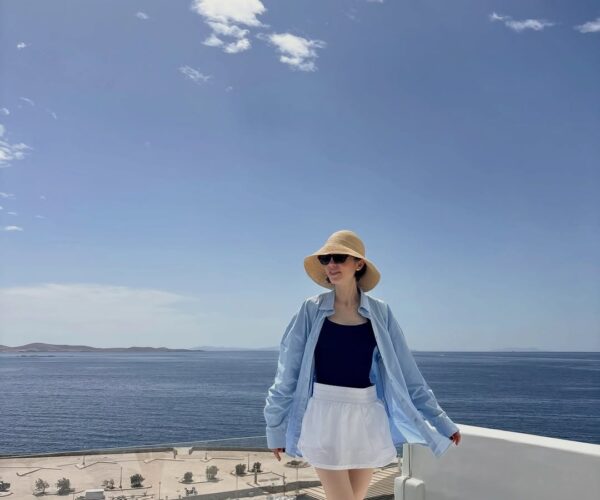 Emily in Paris Trades Berets for Sun Hats — Heading to Greece