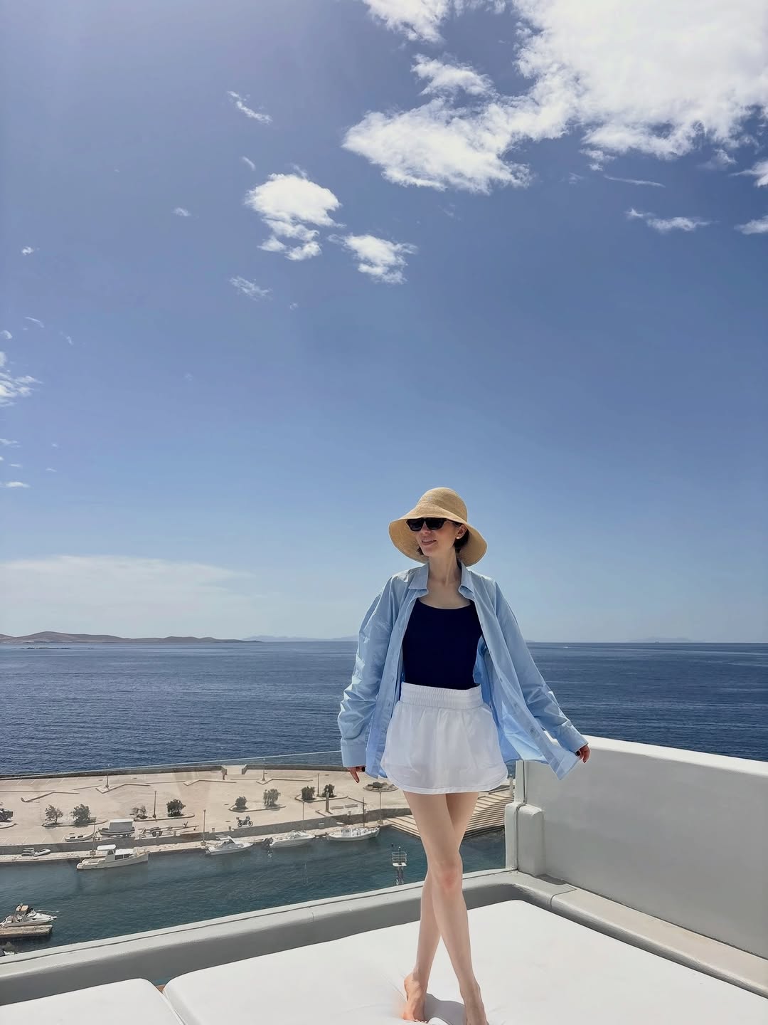Emily in Paris Trades Berets for Sun Hats — Heading to Greece