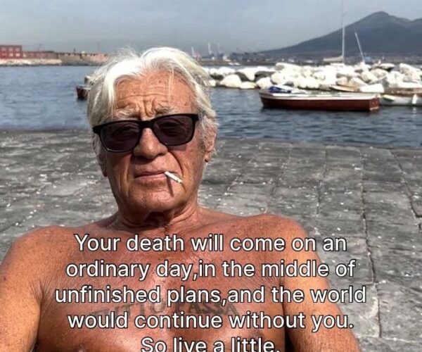 TUTTO PASSA: The Old Man on the Pier Knows Something You Don’t