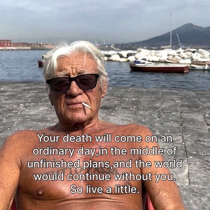 TUTTO PASSA: The Old Man on the Pier Knows Something You Don’t