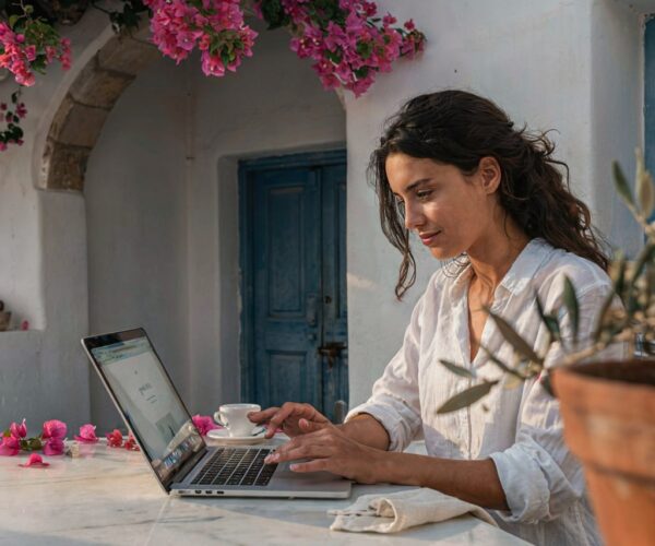 This Is the Office Now: Why I Work from a Greek Island Café